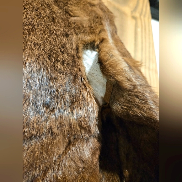 Vintage Rabbit Fur Mini Coat Size Small - Picture 12 of 15